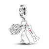 Hot Sale 925 Silver Charms Beads Fit Original Pan Bracelet Making for Woman Jewelry Fashion Pendant