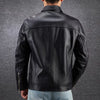 Wholesales.100% Genuine Leather Jacket.Classic Casual Black Men Cowhide Clothes.Quality plus Size Leather Coat.Father'S Gift