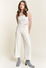 Davi & Dani Wide Leg Mid-Rise Pants