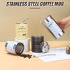 304 Stainless Steel Ice American Coffee Cup Vacuum Double-Layer Large Capacity Thermos Cup Outdoor Office Workers Portable Cup