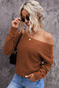 Crisscross Back Boat Neck Sweater