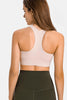 Millennia Zip Up Racerback Sports Bra