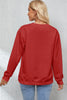 XOXO Heart Round Neck Dropped Shoulder Sweatshirt