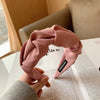 New Fashion Hair Hoop Hair Bands for Women Girls Flower Solid Color Headbands Designer Wide Hairband Hair Accessories Headwear