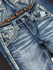 Y2K New American Street Hip Hop Jeans Retro Embroidery Loose Casual Jeans High Waist and Wide Legs Washed Street Casual Jeans