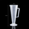 Plastic Graduated Measuring Cup Large Capacity Scale Laboratory Beaker Clear with Lid Transparent Mixing Cup Kitchen Baking