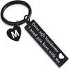 Drive Safe Keychain Gifts for Valentines Day Anniversary Birthday Letter Keychain Gift for Him Husband Dad Boyfriend Couple