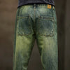 Baggy Jeans Men Harem Pants Loose Fit Retro Blue Streetwear Vintage Mens Clothing Denim Trousers Tapered Jeans for Men Cowboys