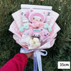 Hello Kitty Cartoon Plush Bouquet Anime Rose Soap Flowers Doll Home Wedding Decoration Christmas Valentine'S Day Gift