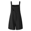 Women Jumpsuit Loose Style Overalls Boho Solid Color Square Collar Playsuits Sleeveless Rompers Summer Casual Clothes