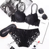 Women Lace Bras Set Low Waist Panties Underwire Top Big Size Bra Sexy Lingerie Set Female Comfortable Girls Underwear Sets Top