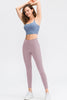 Wide Waistband Slim Fit Long Sports Pants