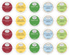 Tea Sampler (20 Count) Keurig K Cups Assortment with 10  Honey Sticks