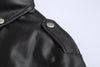 2023 Mens Fashion Leather Jacket Slim Fit Stand Collar PU Jacket Male Anti-Wind Motorcycle Lapel Diagonal Zipper Jackets Men