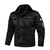 Men Autumn Winter Leather Bomber Jackets Motorcycle Retro Faux Fur Coat Male Thicken Fleece Pilot Black Brown Pu Leather Coats