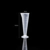 Plastic Graduated Measuring Cup Large Capacity Scale Laboratory Beaker Clear with Lid Transparent Mixing Cup Kitchen Baking