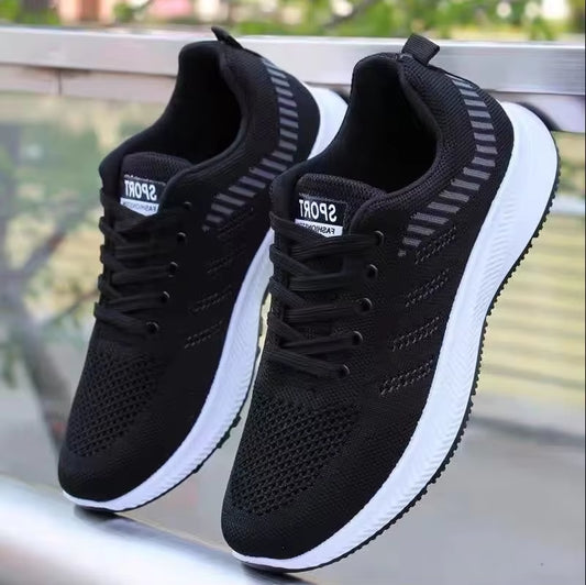 Men Vulcanized Walking Running Shoes Unisex Casual Lightweight Tennis Shoes Athletic Sports Shoes Breathable Fashion Sneakers