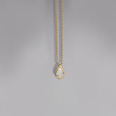 18K Gold-Plated Stainless Steel Pendant Necklace