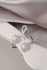 2 Carat Moissanite 925 Sterling Silver Heart Earrings