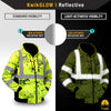 - Charlotte, NC - Men'S Fleece Safety Hoodie | PPE Hi Vis Reflective Work Jackets