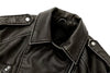 2024New Coal Graysty Le Women'S Washed Leather Jacket with Belt, Short Coat with Downgraded Zipper and Vintage Lapel Jacket