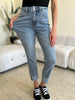 Judy Blue Full Size High Waist Cuff Hem Jeans