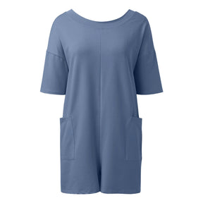 Women'S Clothing Sales Today Clearance Women'S Summer Oversized Tee Romper Casual Workout Athletic Romper Jumpsuite Damen