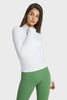 Millennia Half Zip Thumbhole Sleeve Sports Top