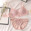 Cheap New Lace Embroidery Bra Set Women Push up Underwear Set Bra and Panty Set plus Size 70 75 80 85 90 ABC Cup Top for Female