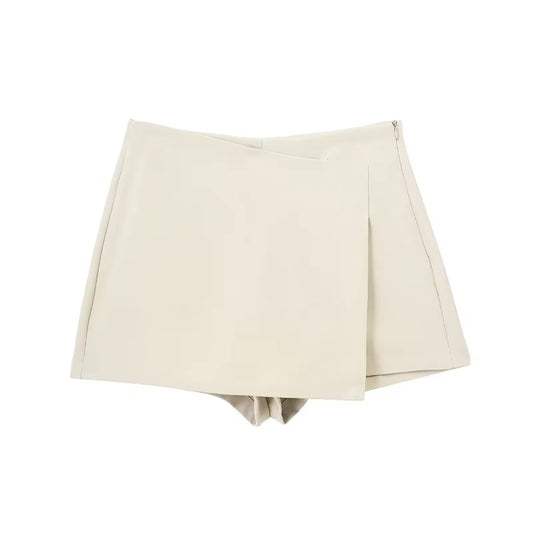 Shorts Women 2024 Summer Elegant Casual Party Skirt Shorts Ladies Fashion White Khaki Black Short Skirt Pants for Female