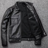 Wholesales.100% Genuine Leather Jacket.Classic Casual Black Men Cowhide Clothes.Quality plus Size Leather Coat.Father'S Gift