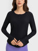 Millennia Round Neck Long Sleeve Sport Top