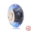 2024 Fit Pandora 925 Original Bracelet DIY Women Jewelry New Sky Blue Series Star Snowflake Sparkling Love 925 Silver Fine Beads