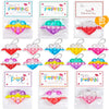 30Pcs Valentines Day Gifts for Kids .Valentines Day Cards for Kids Classroom School .Heart POP Bracelets.Valentine'S Classroom Exchange Cards and Kids Party Favors.Valentines Goody Bag Filler.