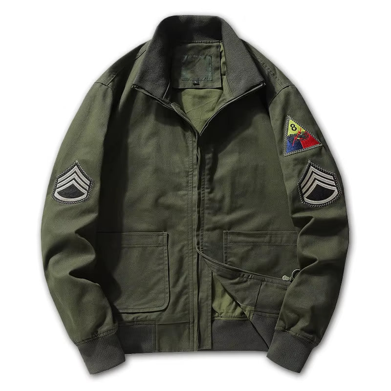 Men'S Spring Military Jacket Autumn Cotton Pilot Coat Army Male Bomber Cargo Jackets Flight Winter Outwear Coats plus Size 6XL