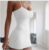 Women'S Tight Dress Hip Skirt Sexy Suspender Skirt Outdoor Beach Dress Sexy Dress Y2K Party White Club Outfits for Women Robe