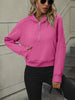 Mandy Zip-Up Raglan Sleeve Hoodie with Pocket