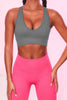 Scoop Neck Wide Strap Active Bra