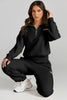 Quarter Zip Top and Drawstring Pants Active Set