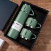 500ML 304 Stainless Steel Vacuum Thermos Gift Set Office Business Style Cup Thermos Portable Flask Thermos Flask