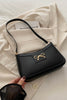 Bow Trim PU Leather Shoulder Bag