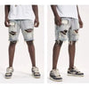 Summer New Men Slim Fit Hole Lazy Shorts Jeans Youth Fashion Hip Hop Retro Y2K Baggy Cargo Short Pants