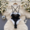 Women'S Bras Women'S Underwear Sets Sexy Lingerie Outfit Bra and Panty Set Woman Clothes Attractive Chest Suspenders below Sex