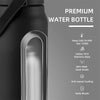 Vacuum Stainless Cup Thermal Cold Hot Thermos Insulated Stainless Steel Water Bottle with Straw Free Shipping Water Bottles