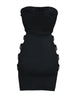 Women Sexy Pencil Dress Strapless Rhinestone Hollow Out Bodycon Short Dress Evening Party Club Elegant Summer Dresses