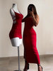 2024 Explosive New Dress Summer High Sensibility Halter Strap Spice Girl Bag Hip Dress