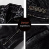 2023 Leather Jacket Men Winter Fleece Motorcycle Faux Leather Jacket Removable Fur Collar Windbreaker Ropa De Hombre Slim Coat