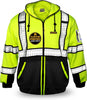 - Charlotte, NC - Men'S Fleece Safety Hoodie | PPE Hi Vis Reflective Work Jackets