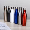 500Ml/750Ml Double-Layer Stainless Steel Insulated Cup, Large Capacity Cola Bottle, Sports Water Cup