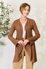 Culture Code Full Size Open Front Long Sleeve Cardigan